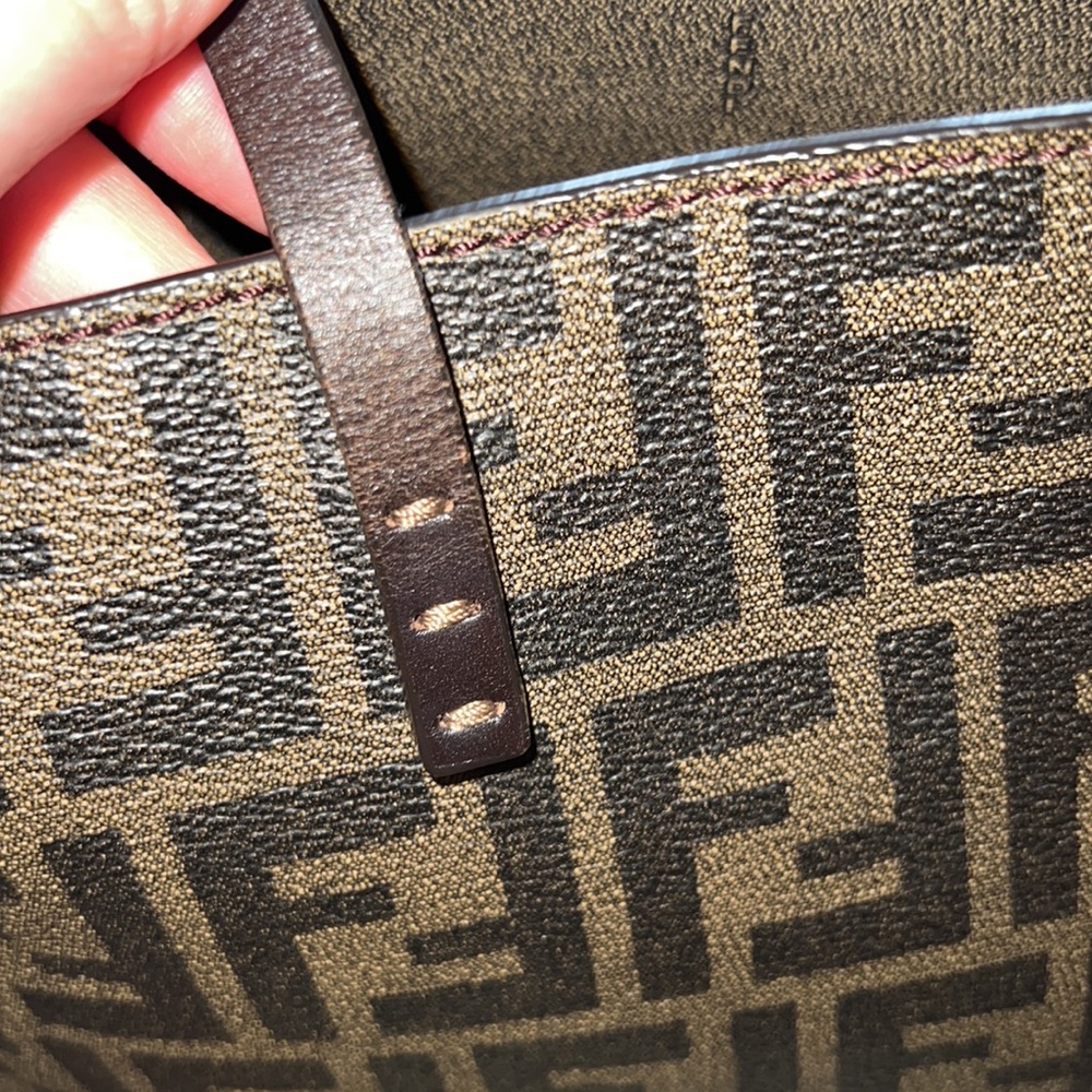 Large Fendi zucca Roll Tote - Picture 7 of 12